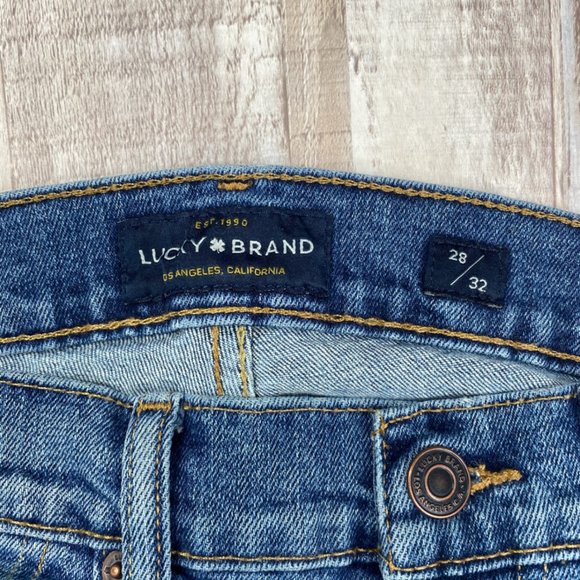 Lucky Brand Medium Wash 110 Skinny Jeans 28x32 - Picture 5 of 10